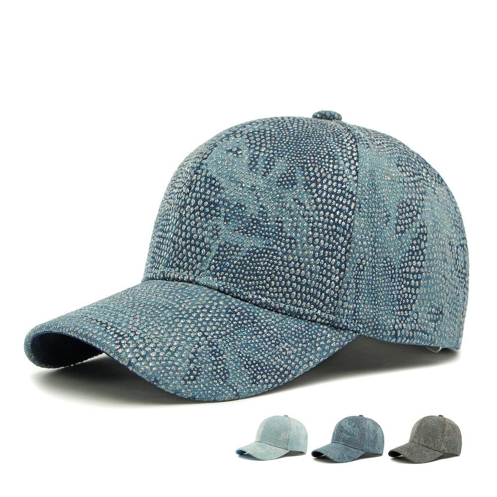 Sequin Baseball Cap Women's Spring Summer Outdoor Sun Protection Cap Men's Cap
