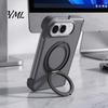 Non Slip Matte Finish Case Magnetic Folding Phone for IPhoneDuo, Hands Free Viewing with 360 Degree Wireless Charging Friendly Rotating Ring