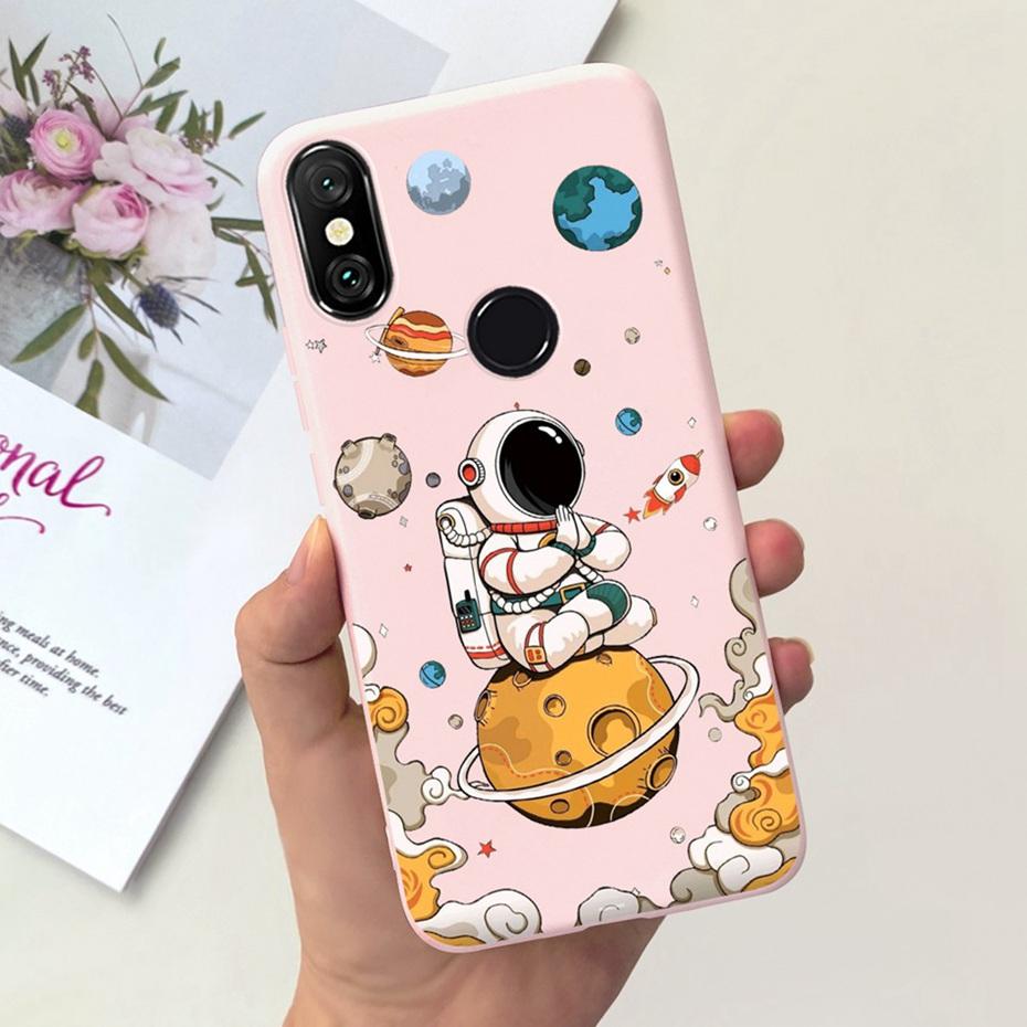 Case For Xiaomi Mi A2 Lite 5.84" Cute Animal Cartoon Candy Color Soft Silicone Phone Bumper For Xiaomi Mi A2lite Back Cover