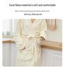 Women's Extra Plush Coral Fleece Bathrobe - Extra Large, Thick, Mid-Length, Long Sleeve Pajamas