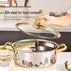 Wutuo 304 Stainless Steel Extra Thick Hot Pot