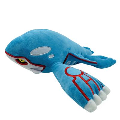 22-48cm Kyogre Plüschtiere Große Größe Cartoon Kyogre Plüschpuppe Weich Gefüllt Anime Elfenkissen Geburtstagsgeschenk für Kinder