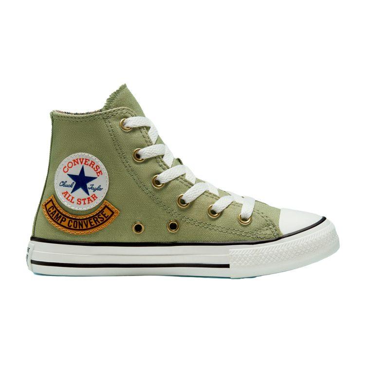 Converse Chuck Taylor All Star POCKET Comfortable High top Kids Canvas Shoes Light Green Teenagers 667783F