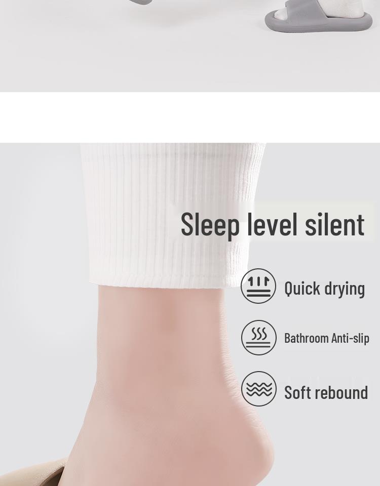 Silent Non-Slip Summer Slippers for Men & Women - Indoor EVA Comfort