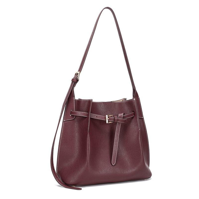 

Fashion women s bags, bucket bags, new leather women s bags, shoulder bags, simple commuter tote bags, large-capacity women s bags.