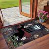 Crystal Velvet Rug Soft Non Slip Indoor Floor Mat Home DecorThe Addams Family