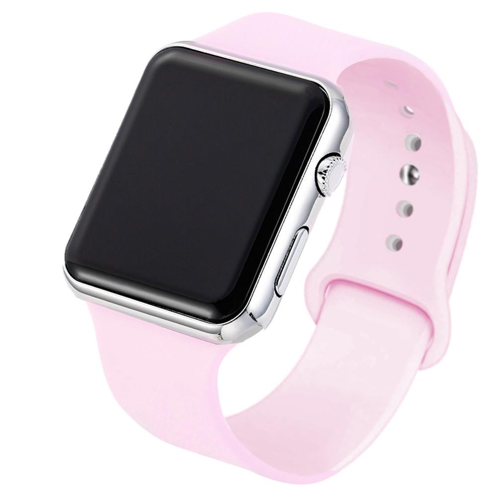 Fashion Sport Digital Watch for Women Men Square LED Watches Casual Silicone Electronic Ladies Wristwatches Clock Reloj De Mujer