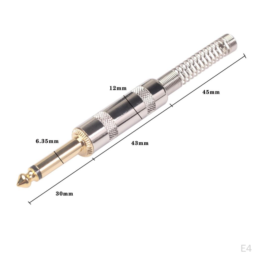 6.35mm Adapter Audio Connector for Guitar Converter Plug