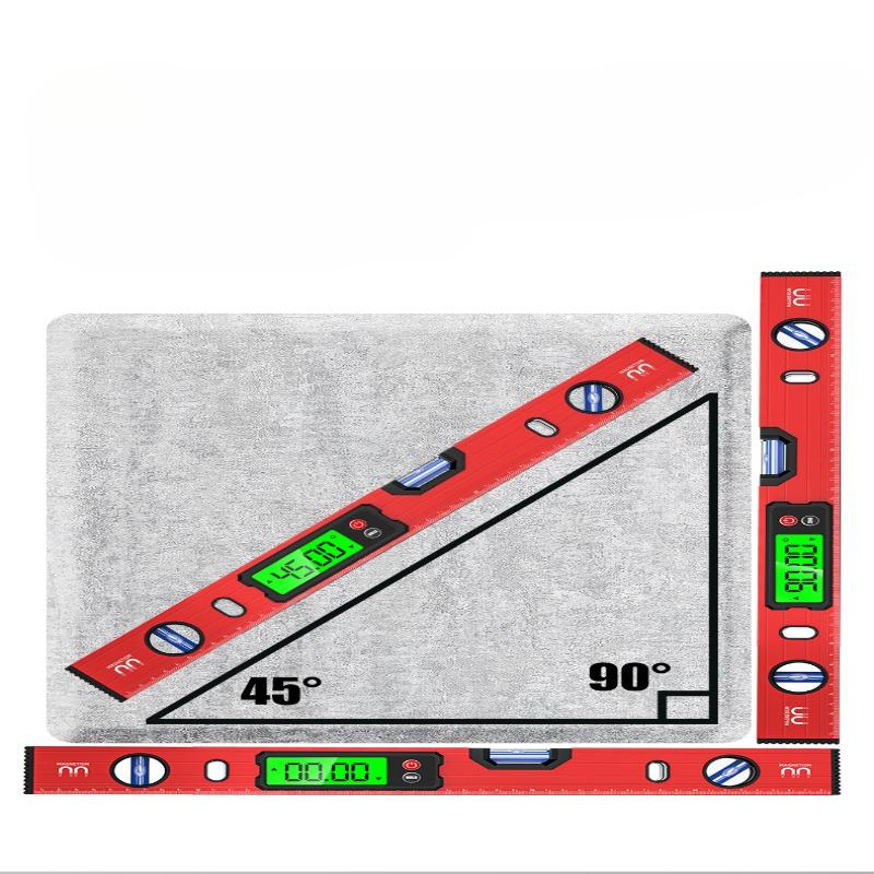 1 Pezzo Righello Livella Digitale ad Alta Precisione Righello Livella Elettronico con Magnete Righello Multifunzione per Pendenze Livello