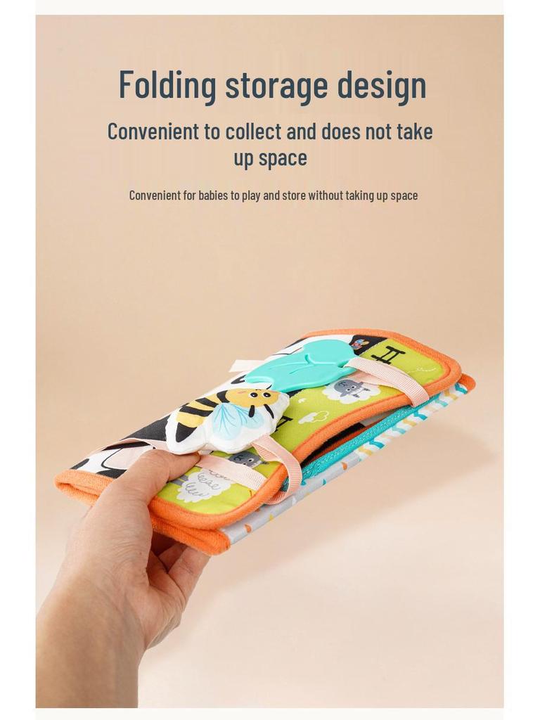 Jollybaby Early Learning Tear-Proof Tissue Box Toy for Babies 0-1 Year