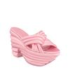 Salvatore Ferragamo Pink Platform Sandals Rey