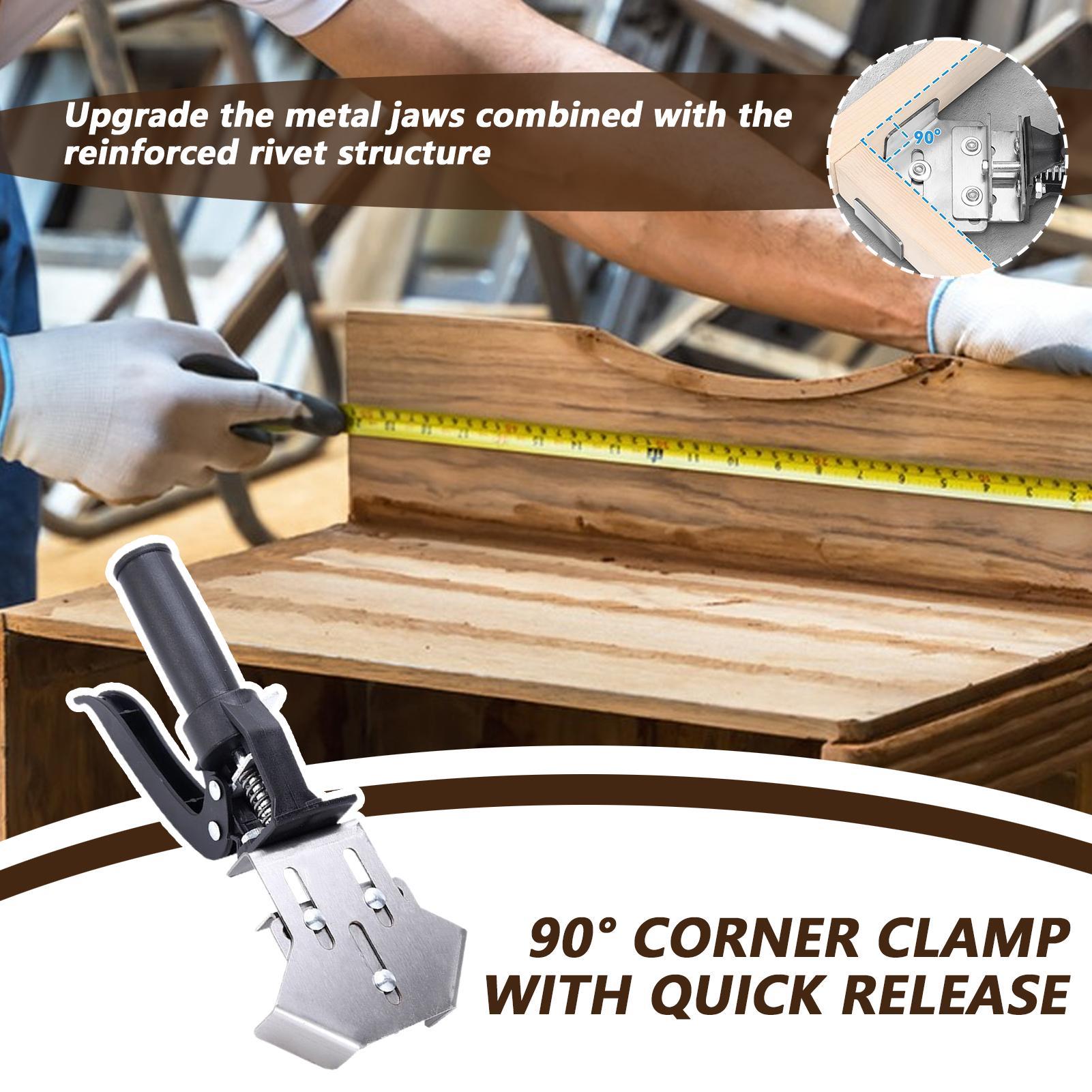 

90 Degree Corner Clamp Adjustable Quick Release Lock Tool Adjustable Woodworking Corner Clamps For Woodworking Carpentry Frame China Mainland