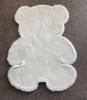 Cartoon Bear Plush Rug for Kids' Bedroom or Cloakroom