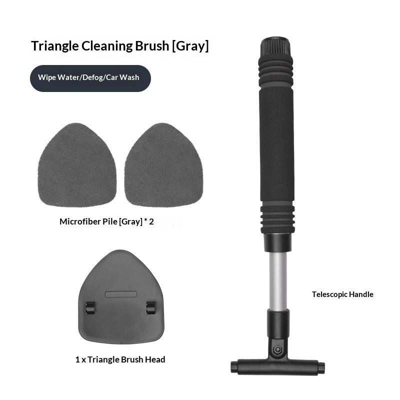 2026 New Car Windshield Cleaning Brush Set Microfiber Telescopic Window Glass Cleaner Car Window Cleaner Window Scraping Mist