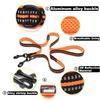 Winhyepet Multifunktions-Hundeleine Reflektierend 7 in 1 Langlebig Rutschfest Verstellbar Hände Frei Joggen Haustiertrainingsleine 2 Hunde