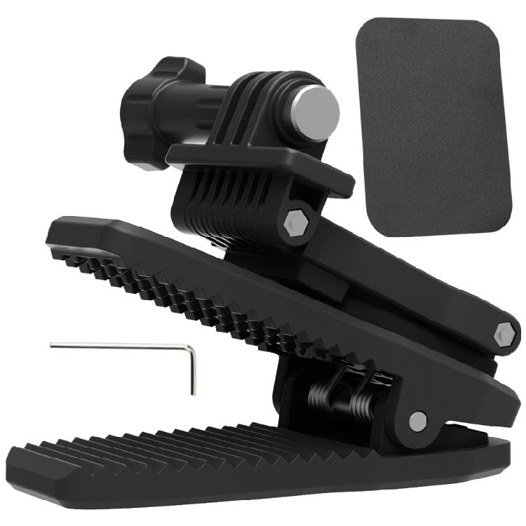 

1 Set Magnetic Action Camera Backpack Clip with Adhesive Pad Rotatable Damping System for First Person View Recording 1