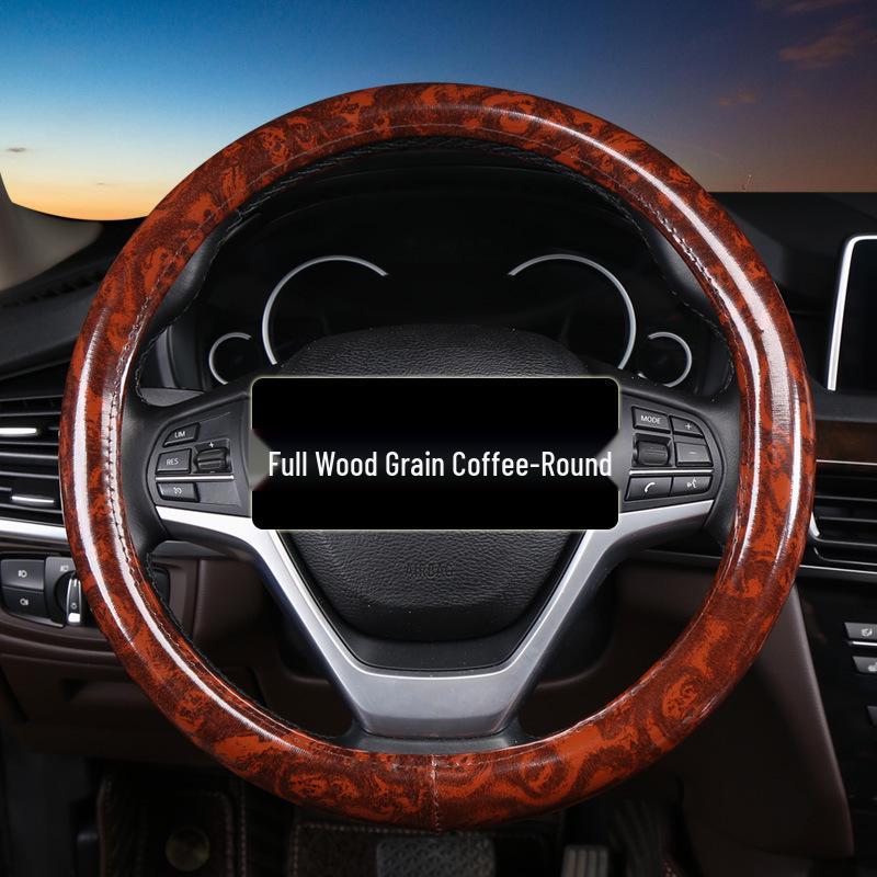 Four Seasons 2011 Pfirsichholzmaserung & Leder Auto Lenkradbezug