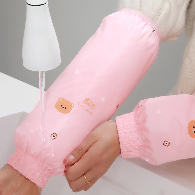 Bear Long Waterproof Stain-Proof Sleeves for Kitchen, Chores, and Office Durability