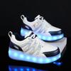 Kids Sneakers Led Light Shoes Children's Boys Girls USB Charging Glowing Sport Wheels Outdoor Parkour Roller Skate Shoes