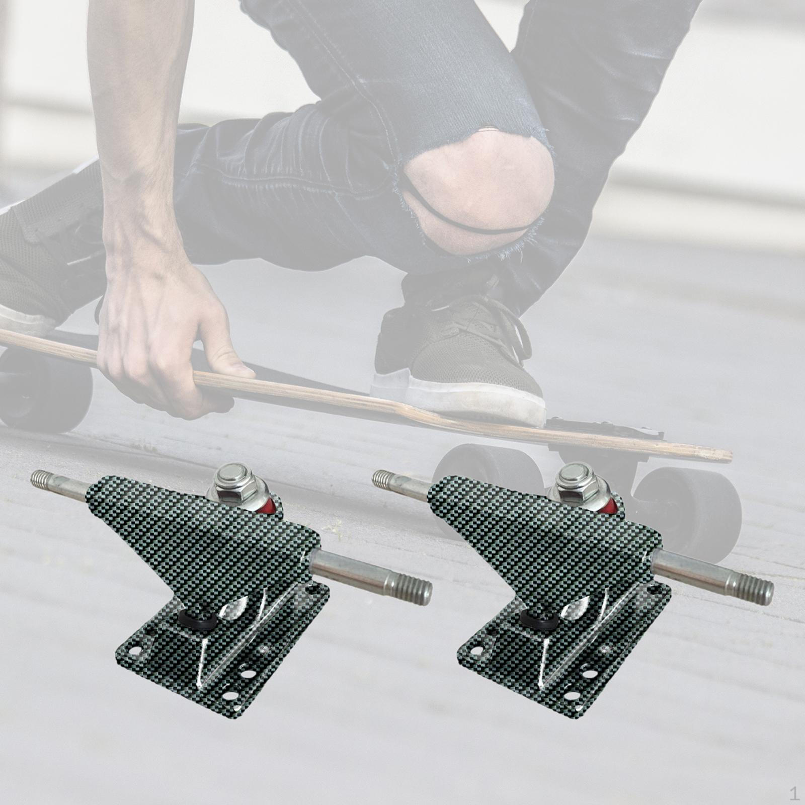 1 paar .25  Inch Fish Skateboard Truck Cruiser Plate Skate Trucks Parts Stripe