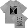 VOLUMES V1 Bon Iver Design T-shirt O-neck Summer Cotton Male Tees Unisex Streetwear Short Sleeve Loose Printing Tshirts Unisex Tops