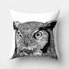 45X45Cm Decorative Sofa Bed Decorative Pillowcase Owl Pattern Polyester Throw Pillow Living Room Cushion Cover