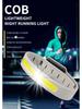 LED Mini Portable Armband Light COB Night Running Wrist Lamp 500LM Outdoor Camping Cycling Rechargeable Safety Warning Lantern