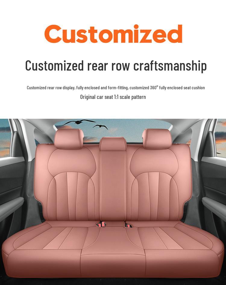 Qiyuan A05 Universal Leather Car Seat Cushion for Five Seats (All Seasons)