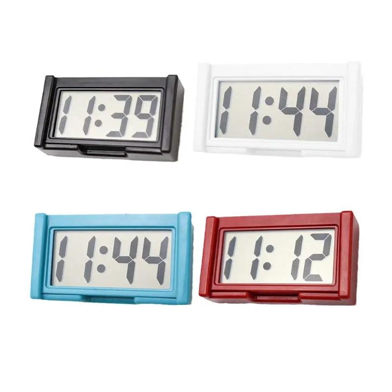 Mini Digital Large Screen Car Dashboard Electronic Self-adhesive Mini Car Clock for Truck Dashboard