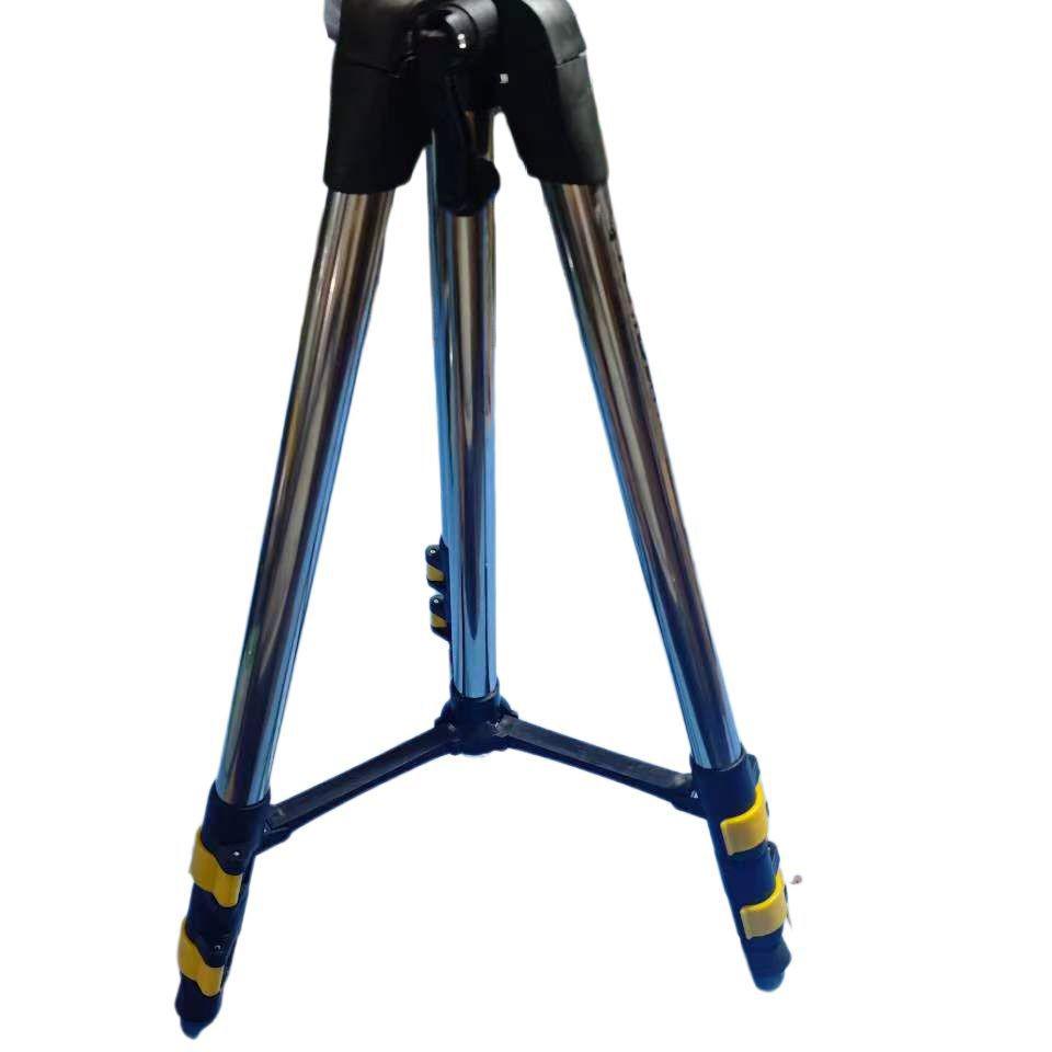 NEWBEAT 1.5m Telescopic Laser Level Tripod - Thickened Stainless Steel Survey Stand