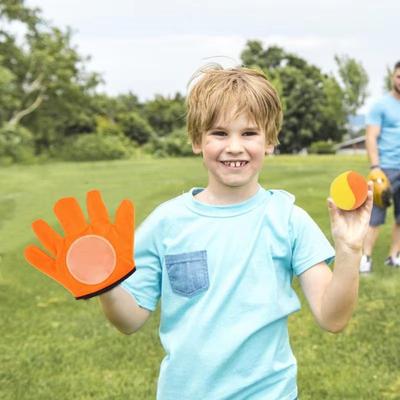 Sticky Target Racket Children's Throwing Sticky Ball Toy Multiplayer Outdoor Throwing And Catching Game Boy's Birthday Gift