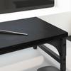 Monitor Stand Black Oak Effect 55 x 23 x 14 cm