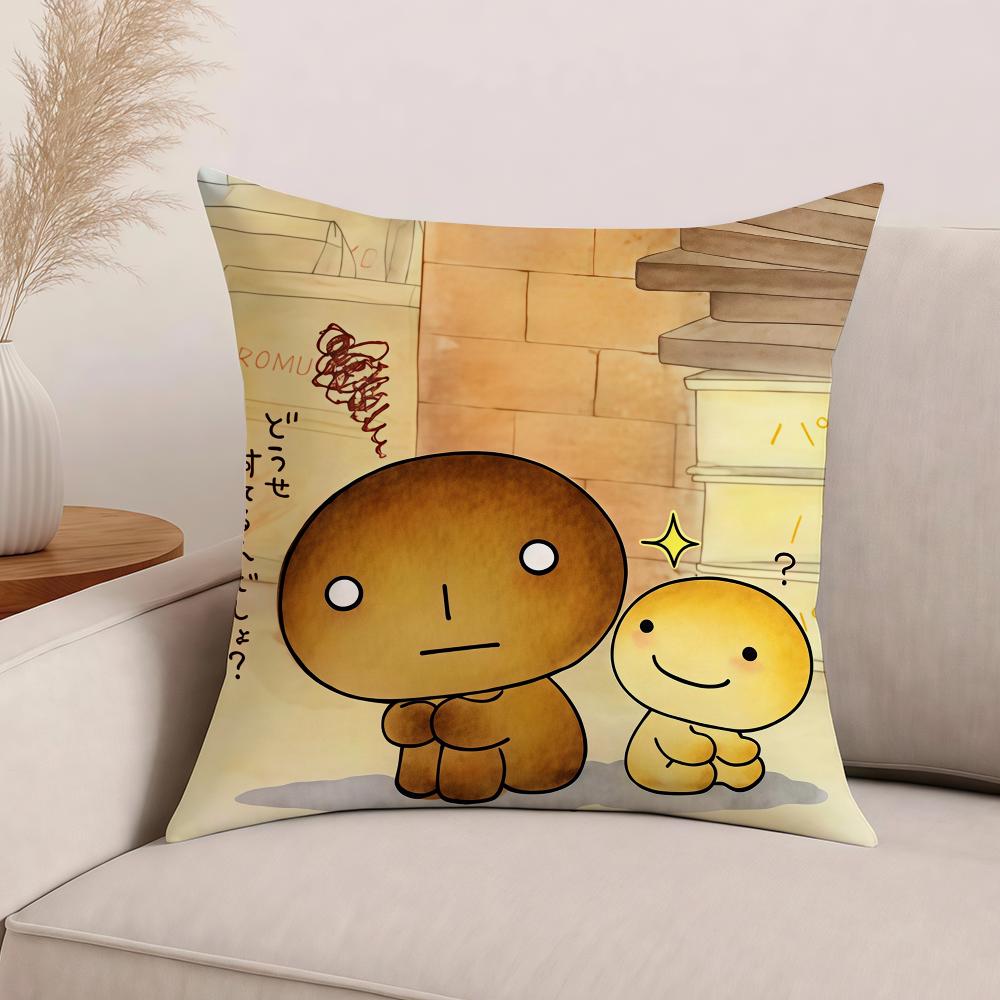 Cartoon K-Kogepan cute kawaii Pillow Case Office Cushions Suitable For Sofa Car Bedroom Decorative Cushion Cover