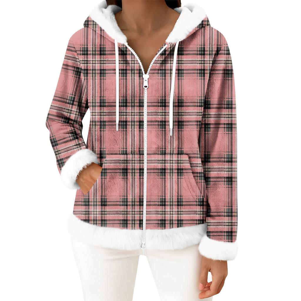 Moteriškas kasdienis madingas ilgomis rankovėmis užsegamas vilnos kardiganas su gobtuvu