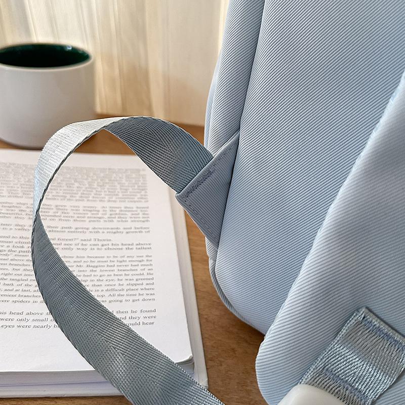 Student Bag Female Junior High School Student Campus Contrast Backpack Lightweight Commuter Backpack