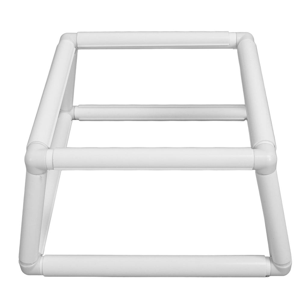 Embroidery Frame Lap Stand   Stitch Stitching Holder Set Rectangular Plastic Tube Double Layer Sewing Hoop