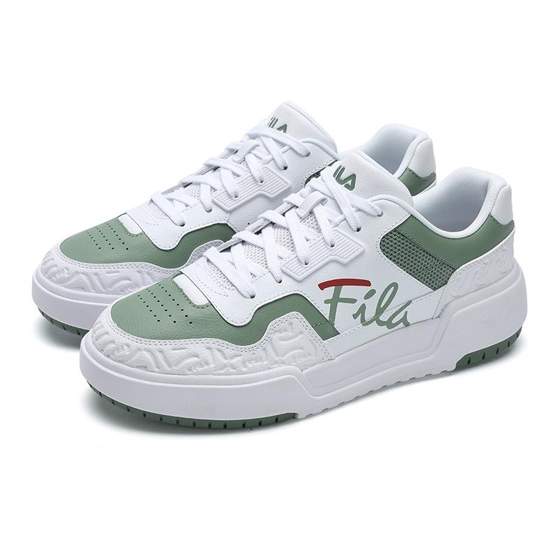 Fila CAMPUS Square Shoes Cushioning, Wear Resistant Low Top Skateboard Shoes Men's Green F12M522208FAA