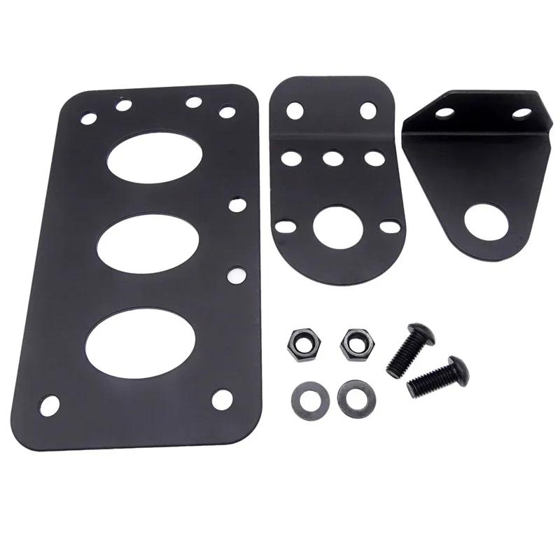 Universal Motorcycle Side Mount License Bracket Retro Metal Holder License Bracket Plate For Harley Bobber Chopper