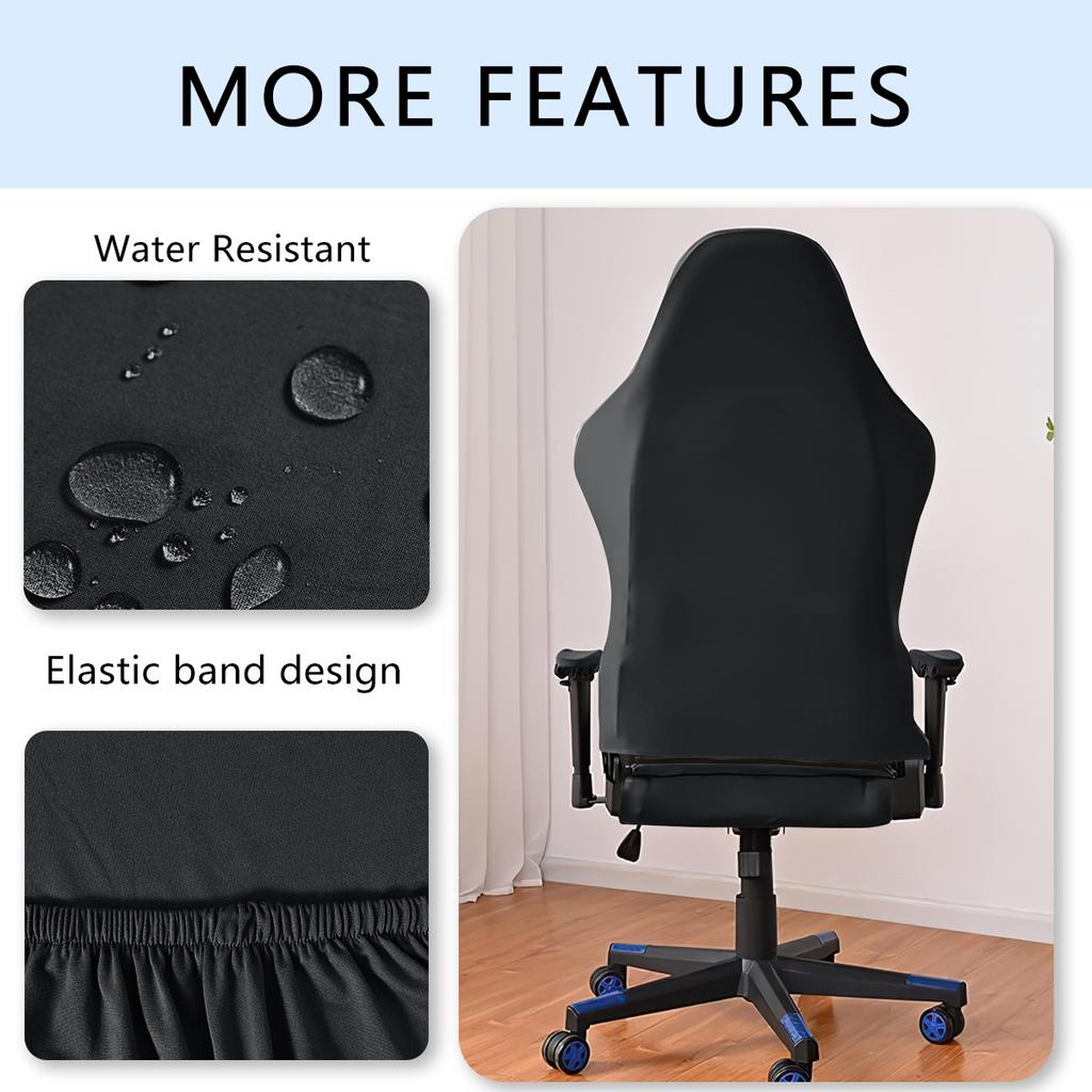 Milk silk waterproof e-sports chair cover solid color elastic e-sports chair cover spot chair cover