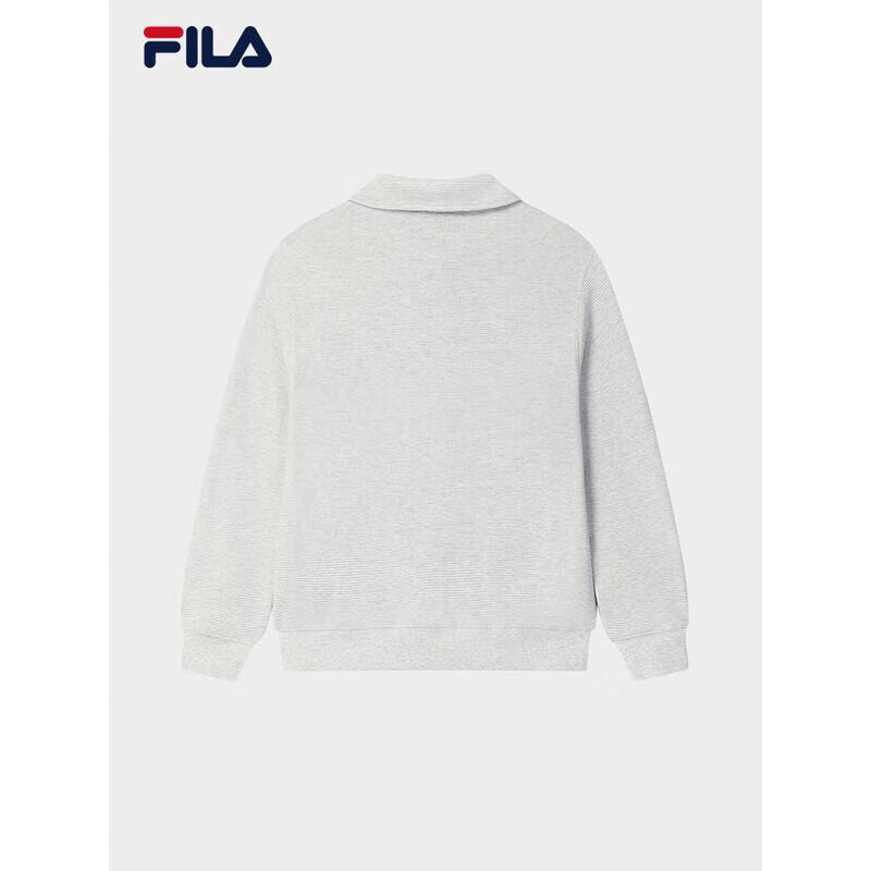 Fila Unisex Polo Collar Half-Zip Sweatshirt