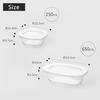 marna Storage Containers (Microwave/Freezer Safe), Minimal Contours for Easy Cleaning (Dishwasher Safe/Prepared Food), Heat-Resistant Containers, 650m