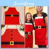 Christmas Home Party Apron With Mechanical Stitching For Festive Family Gatherings