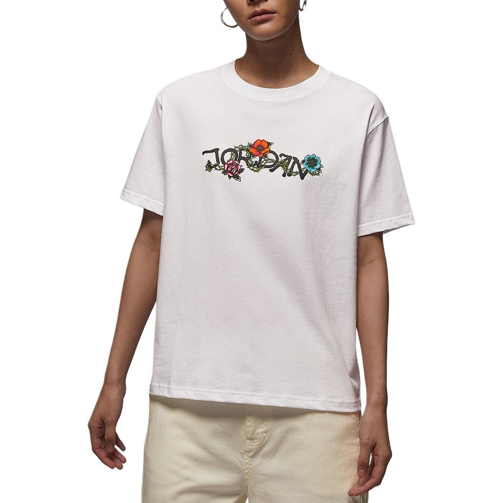 Jordan W J Brk Ss Gf Gfx Tee Vine Comfortable Simple Versatile Pullover Short Sleeve T-Shirt Women T-Shirt IH2389-100