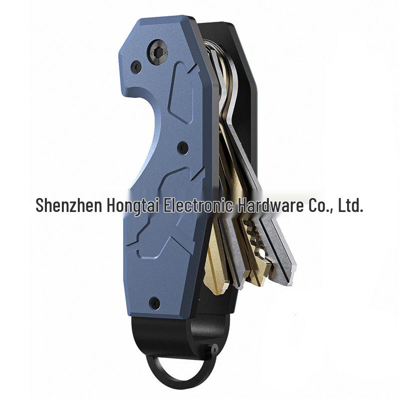 Легкий органайзер для ключей из алюминиевого сплава - Персонализированный металлический брелок