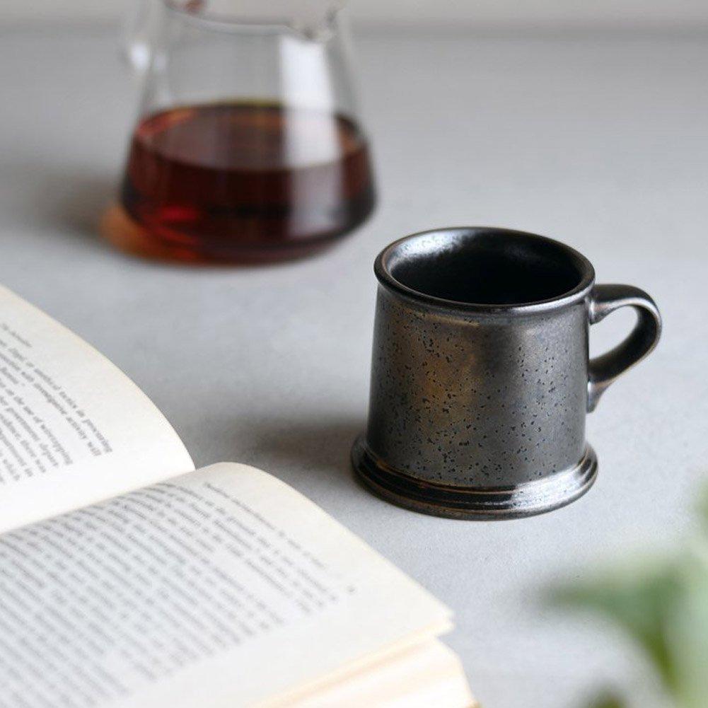 KINTO SCS-S01 Mug, 220ml, Black Coffee, Microwave and Dishwasher Safe, 27527