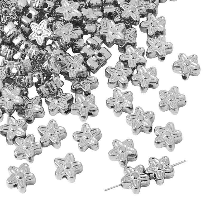 

Цветные разделительные бусины: Рыбий хвост, Звезда, Бабочка, Цветок, Смайлик для изготовления украшений своими руками