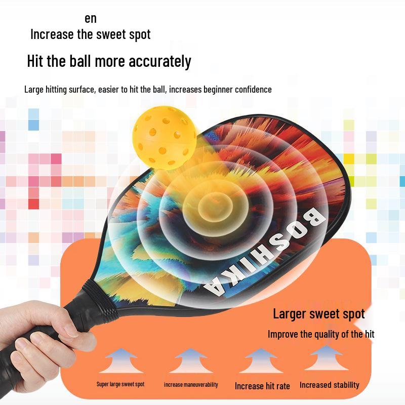 Colorful Pickleball Paddle Set for Students & Adults - Ideal for Training & Entertainment