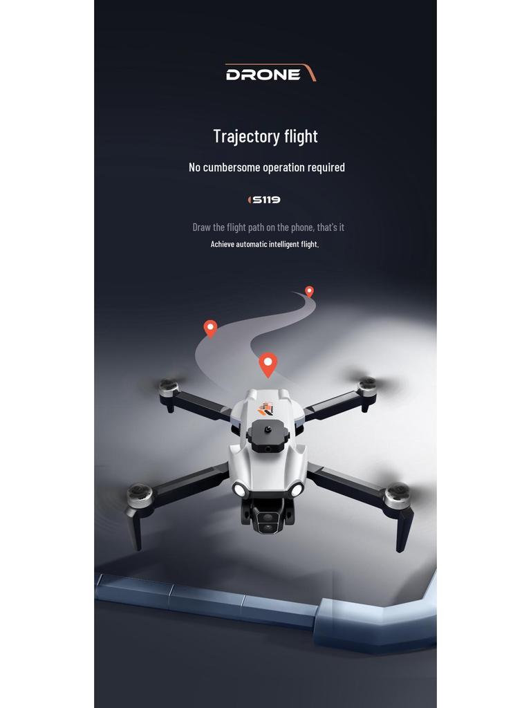 Drone S119 HD Brushless Optical Flow Remote Control Aerial Photography Toy