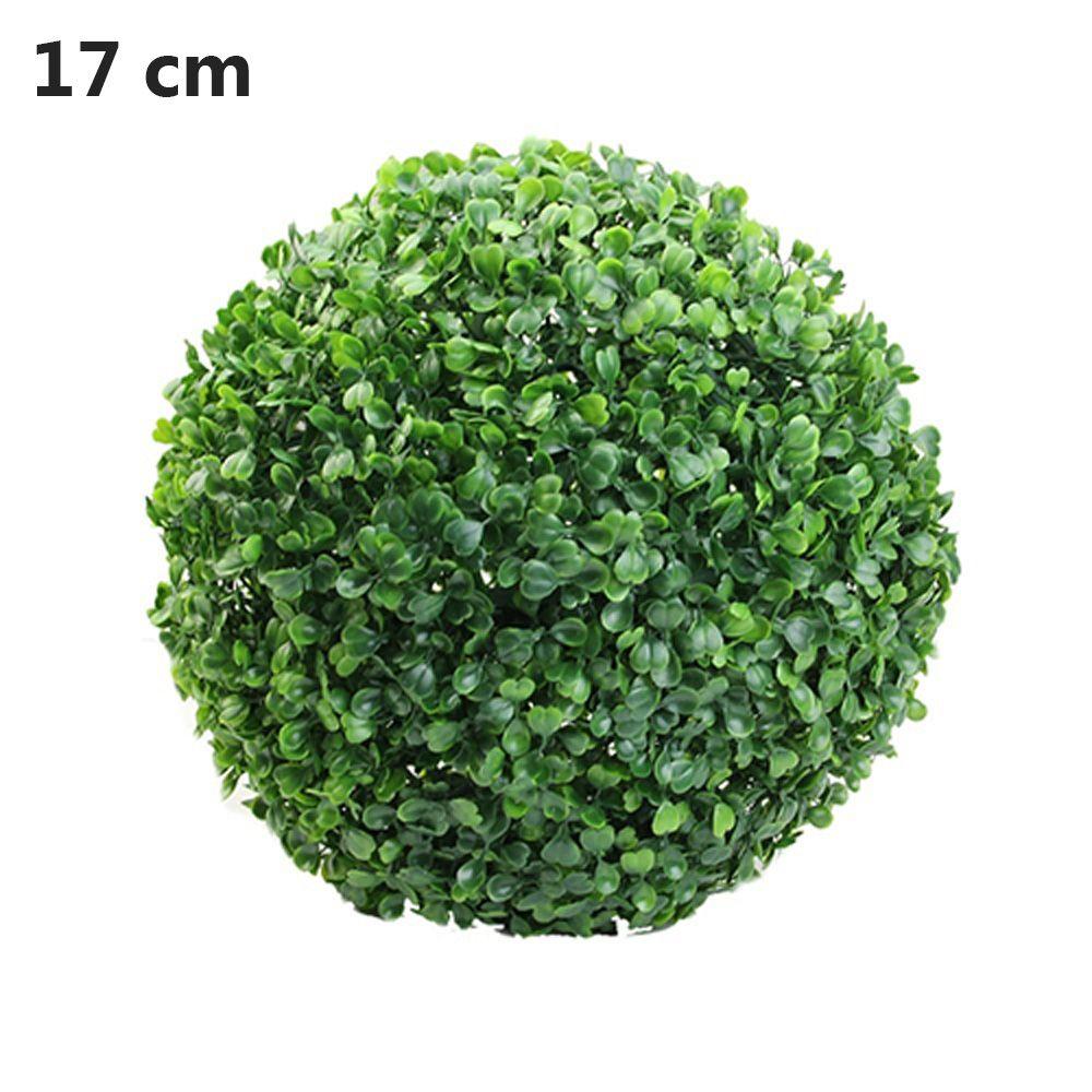 Plastic Indoor Outdoor Hotel Wedding Home Leave Ball Grass Ball Garden Decoration Artificial Plant