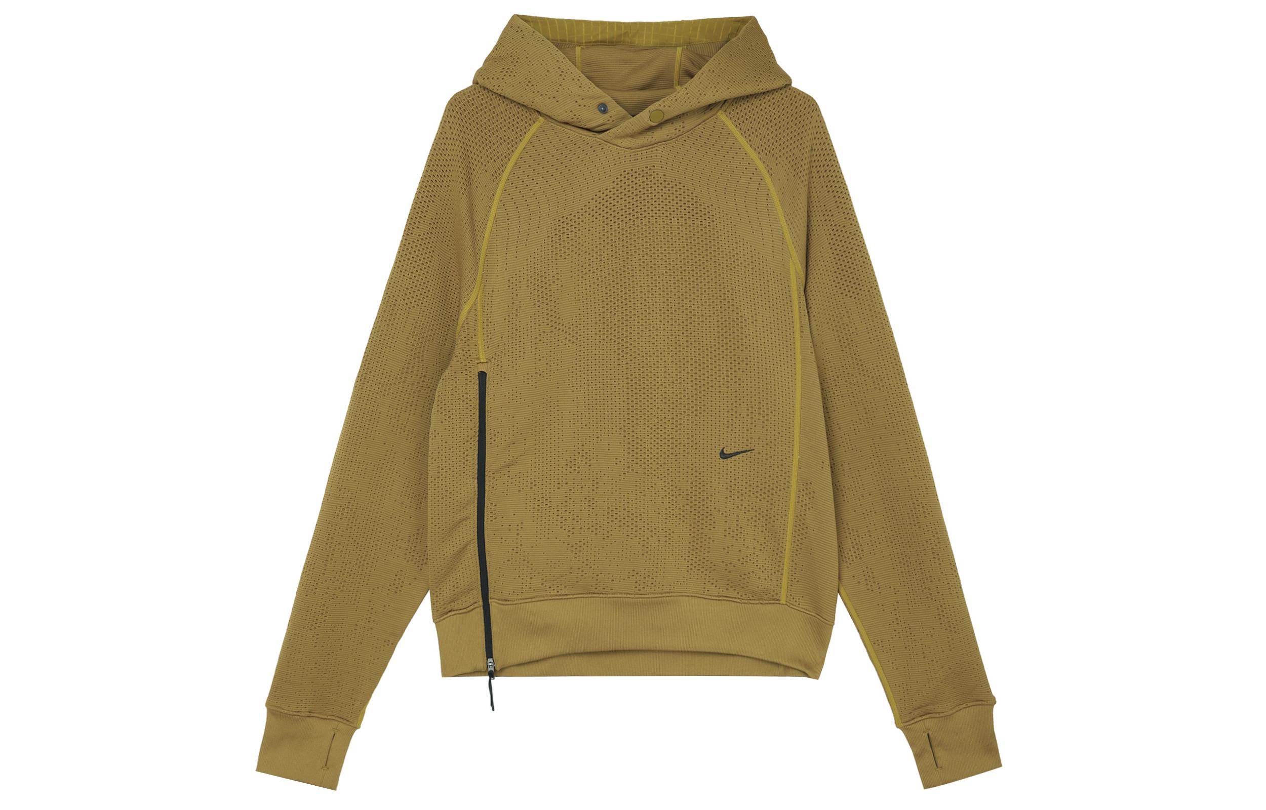Nike THERMA FIT ADV Sweatshirts Men s Bronze Hooded Moderate Regular FB6848-716 XL